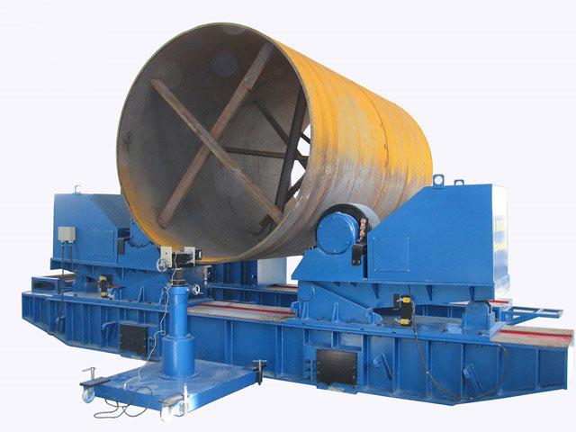 Large anti-channeling welding rotator