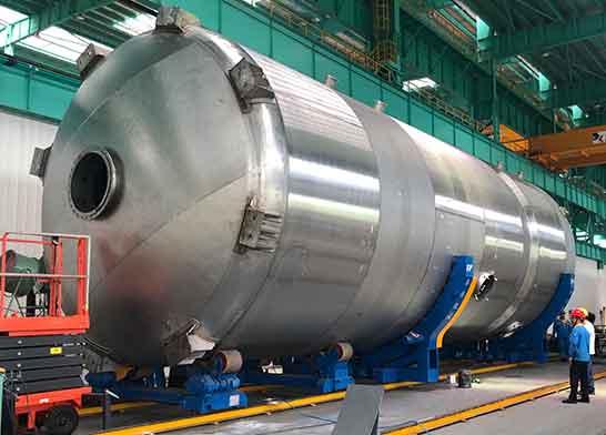 Welding and installation of pressure vessels