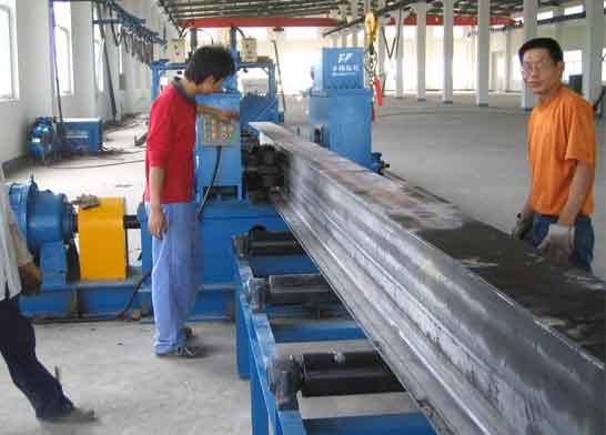 Manufacturing Process of Beam Straightening Machine